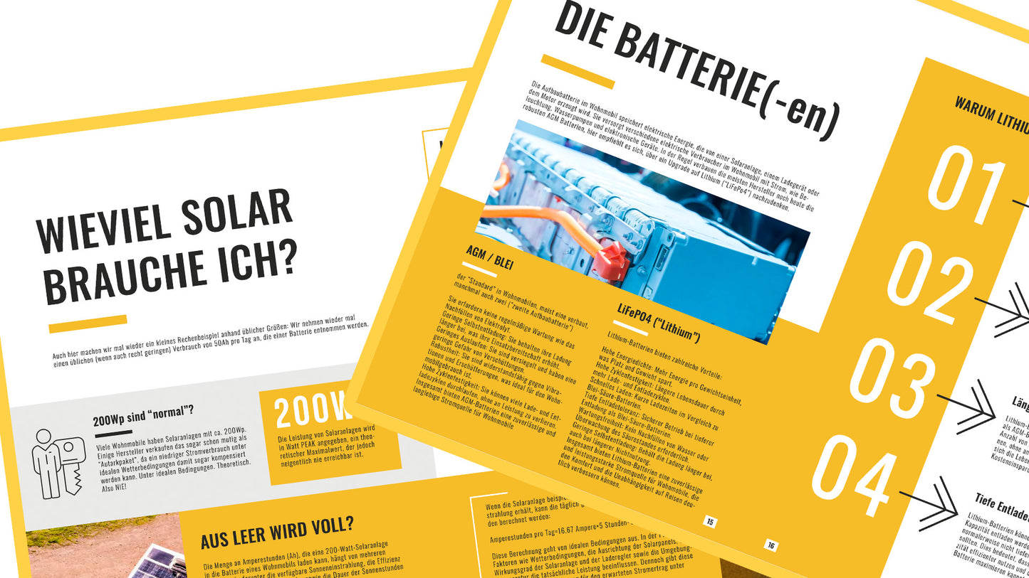 Bergbrise Autark Leitfaden für Wohnmobile und Campervans (GEDRUCKTE VERSION)