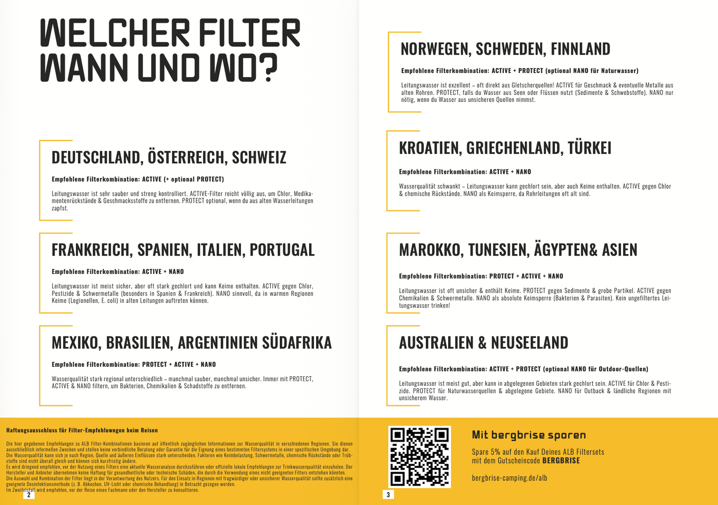 ALB Filter Guide – Welcher Wasserfilter passt zu deiner Reise? (kostenlos)