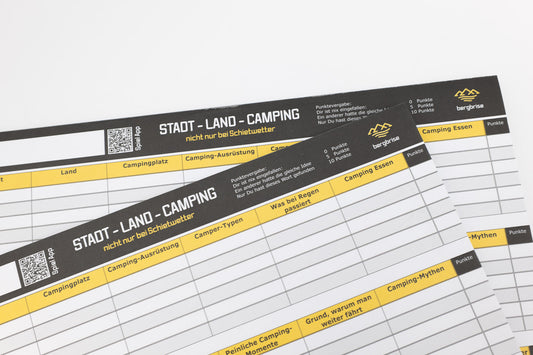 Bergbrise Camper Spiel "Stadt - Land - Camper"