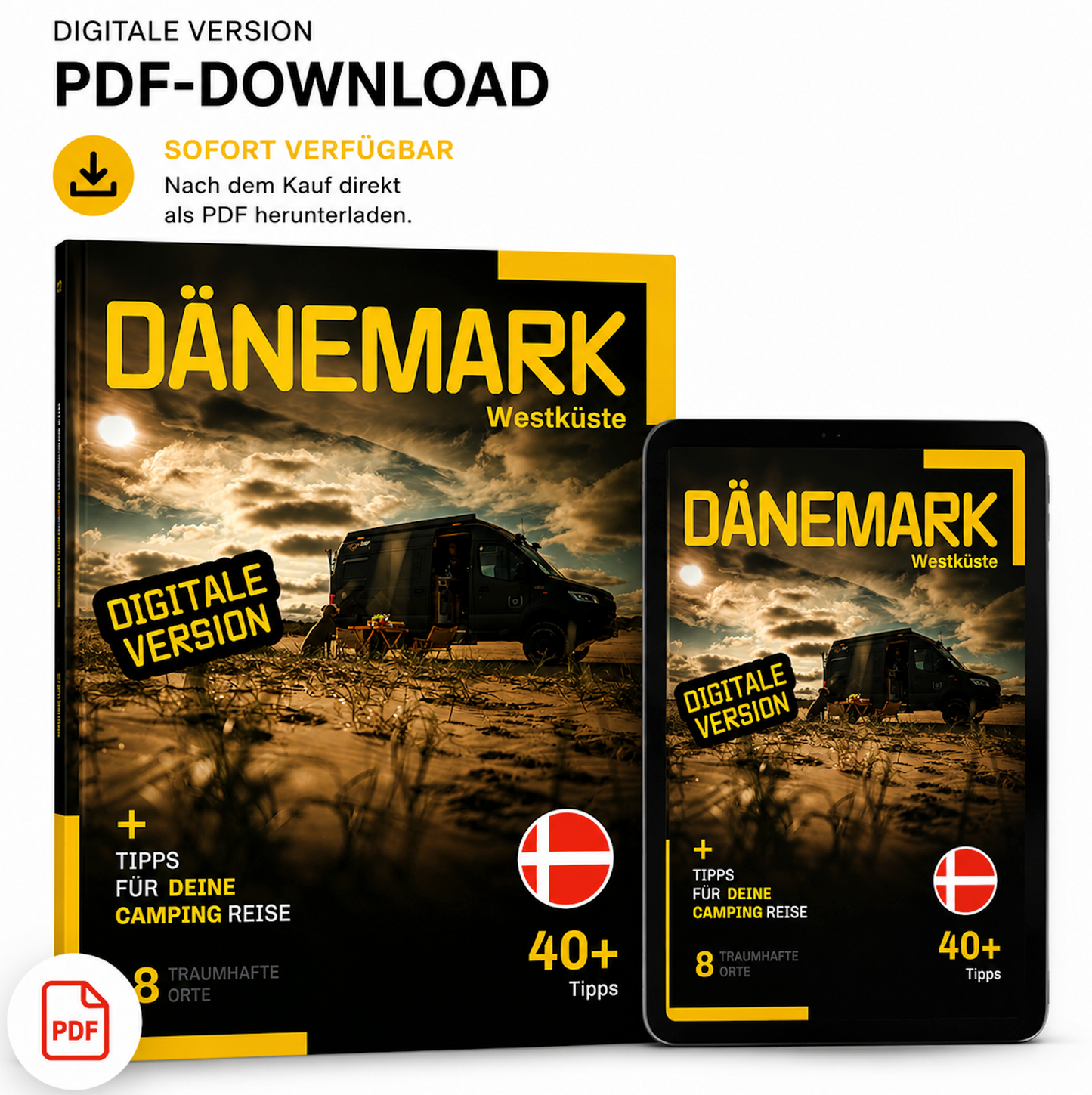 Bergbrise Dänemark Guide – Dein Camping-Reiseführer für die Nordseeküste im Wohnmobil (eBook / PDF-Download)