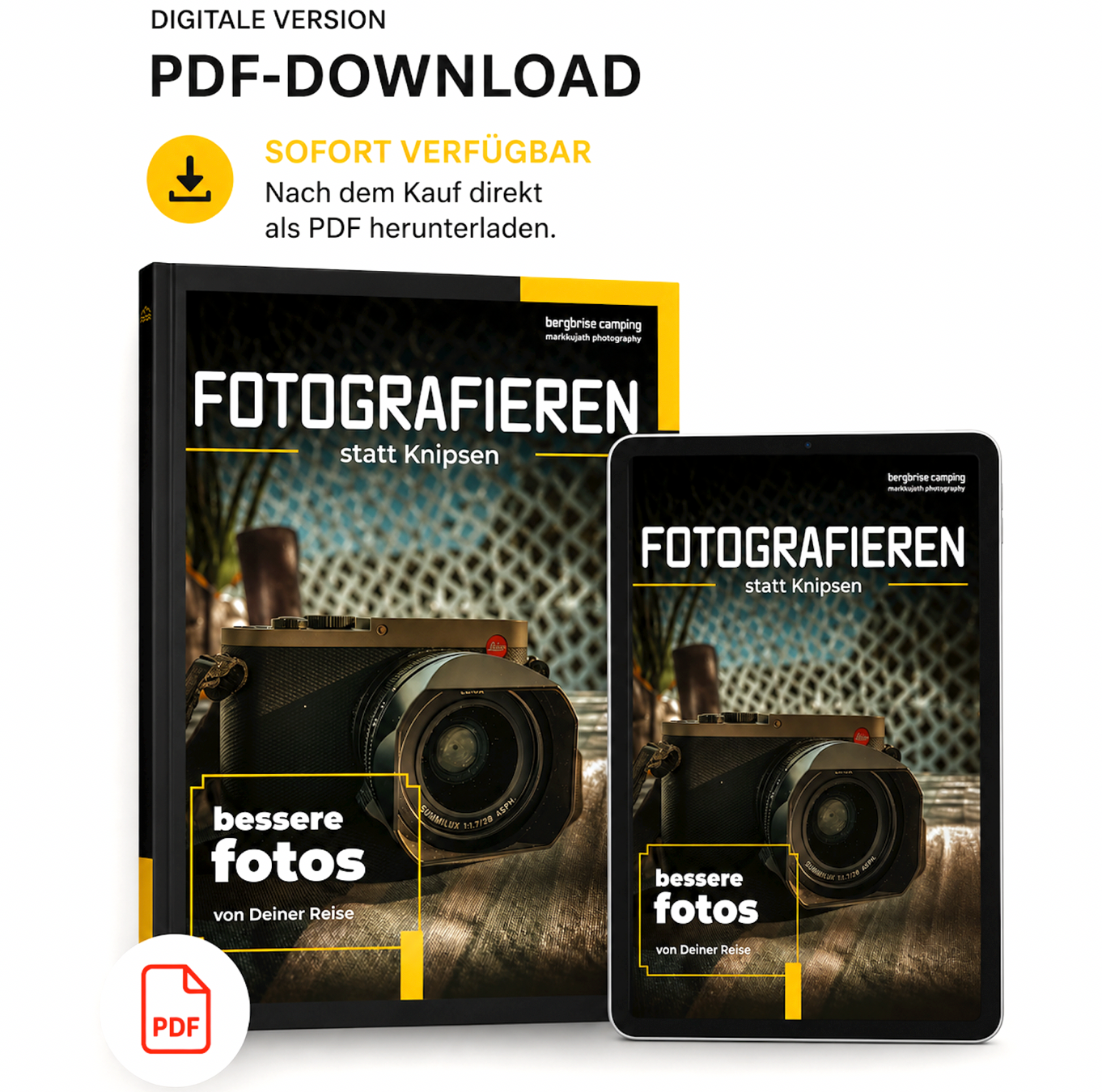 Bergbrise Fotografie Guide für bessere Reisefotos (E-Book | PDF)